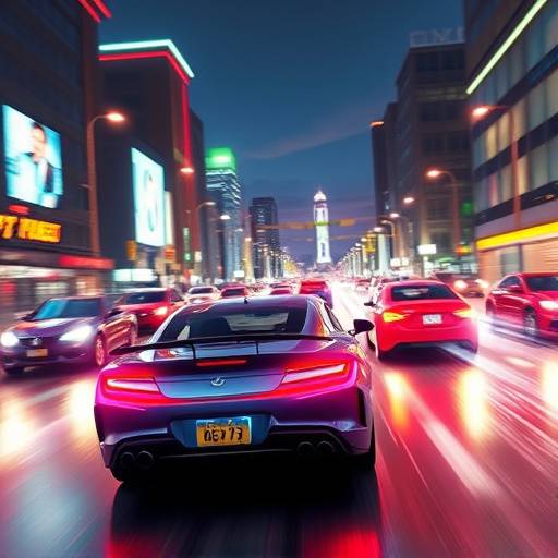 Cover art for Fast Lane mobile racing game