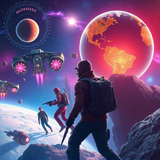 Cover art for Galactic Explorers mobile game