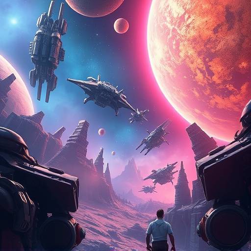 Cover art for Galactic Frontiers mobile game