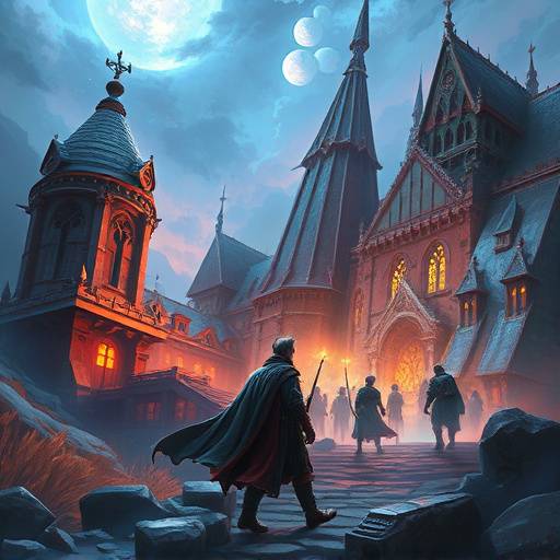 Cover art for Mystic Realms RPG mobile game