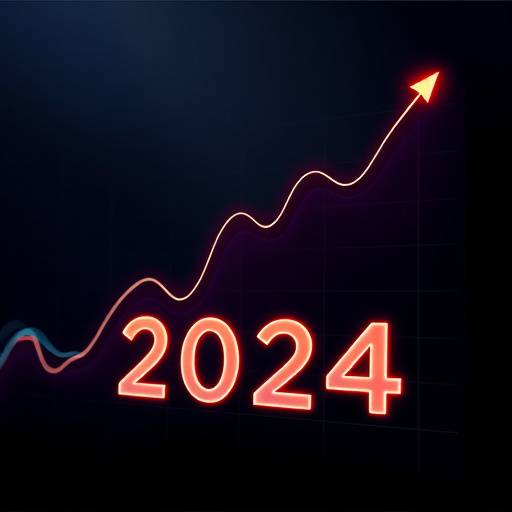 Diagram illustrating the growth of mobile gaming revenue in 2024